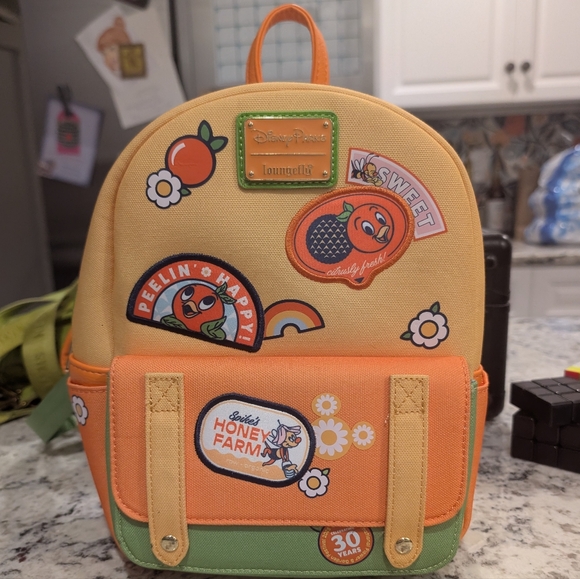 Loungefly Handbags - Orange Bird Loungefly Mini Bookbag 2025 Flower And Garden Festival Disney Parks